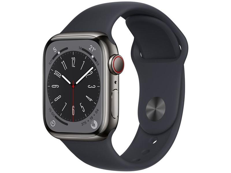 Apple watch 本体 Apple Watch Series 5 Cellular + Gps, 44 mm, Aço Inoxidável Dourado